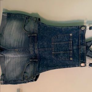 jean shorts overalls